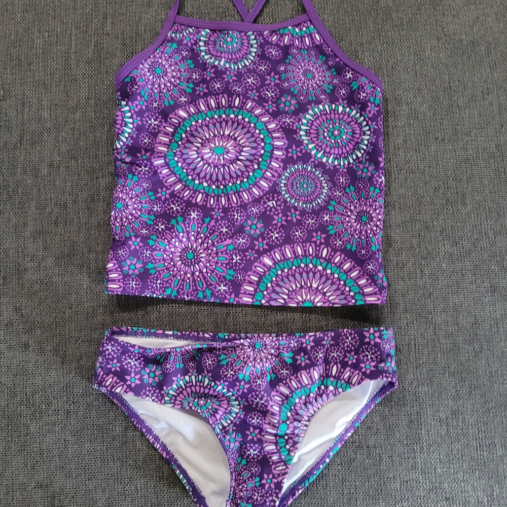 Purple and Blue Mandala Bikini Set